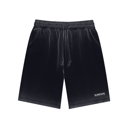 Substate Collective Vintage Sun-Faded Jogger Shorts.