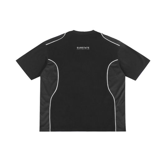 11 Contrast Piped Panel T-Shirt