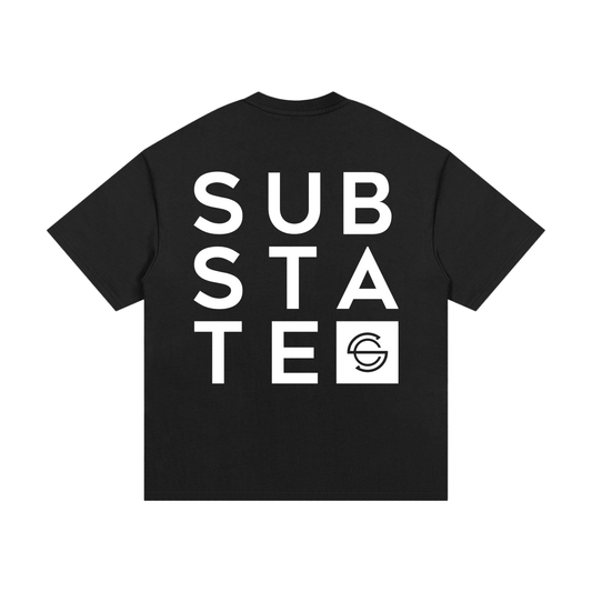 Substate Block Print Heavyweight Cotton T-Shirt