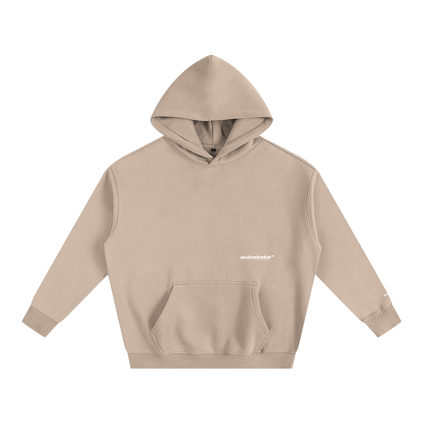 Minimal Oversize Fleeced Hoodie
