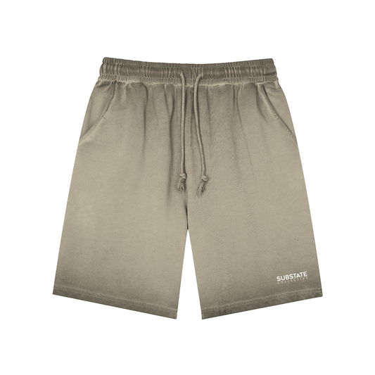 Substate Collective Vintage Sun-Faded Jogger Shorts.