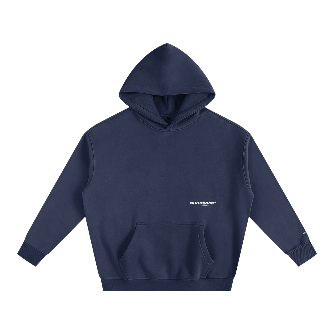 Minimal Oversize Fleeced Hoodie