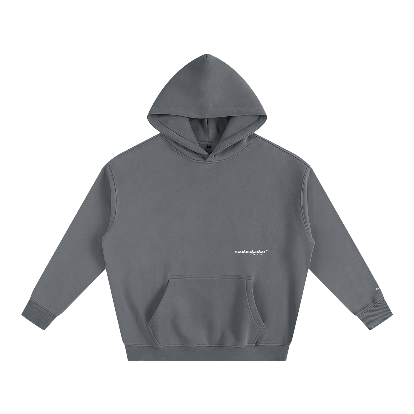 Minimal Oversize Fleeced Hoodie