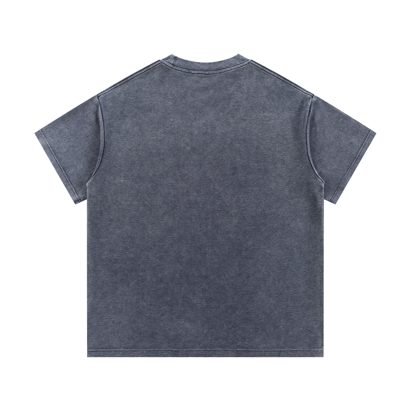 Mineral Wash Waffle Regular Fit Knit T-Shirt