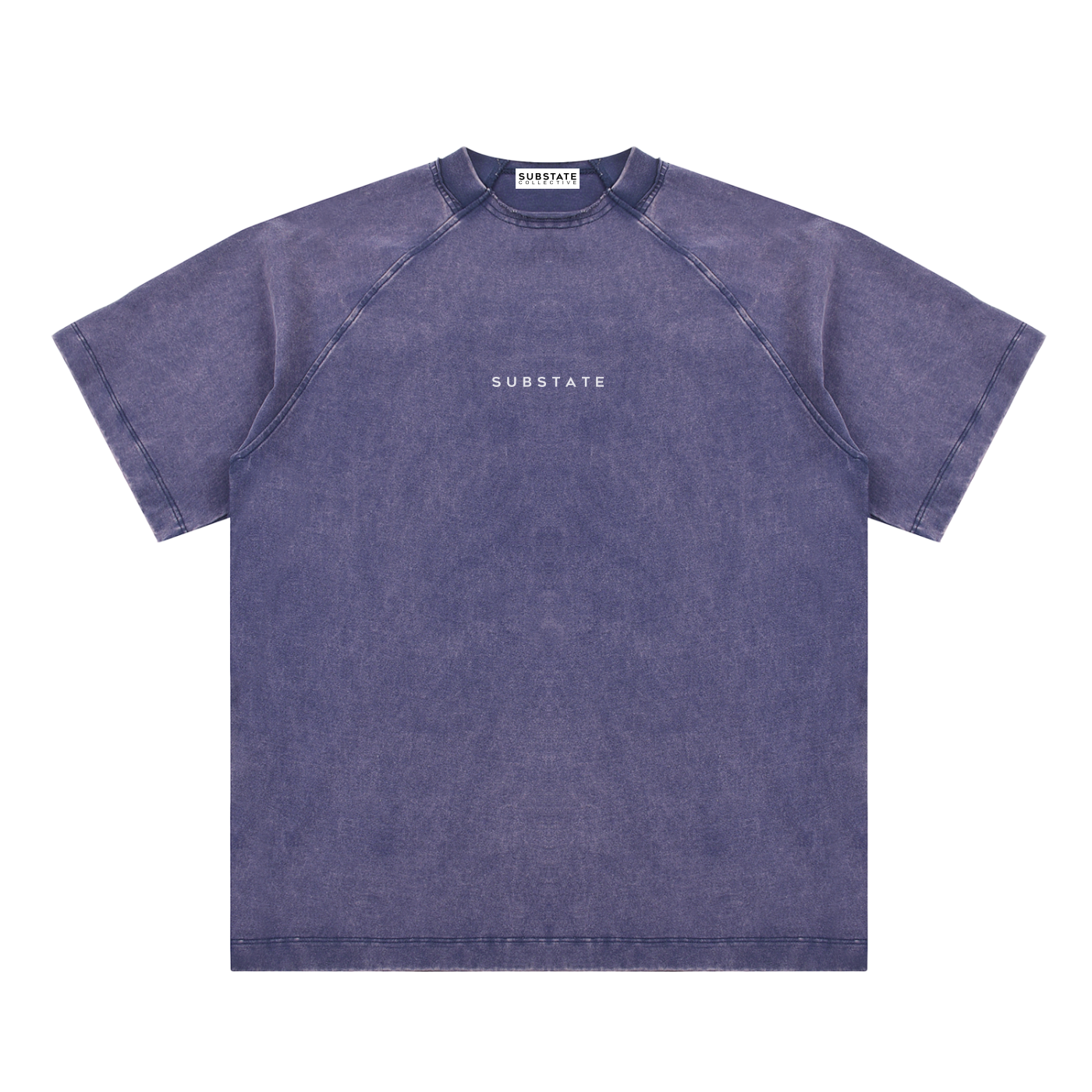 Clean Vintage Washed Raglan Regular Fit Cotton T-Shirt