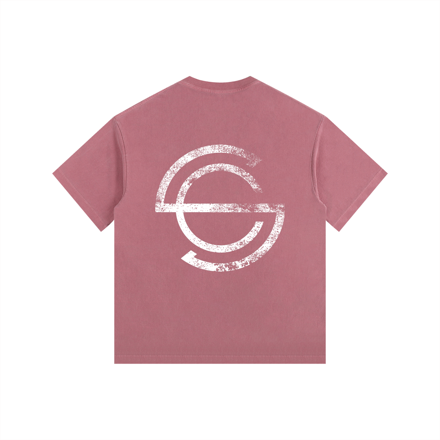 Substate Crest Vintage Washed Oversized Cotton T-Shirt