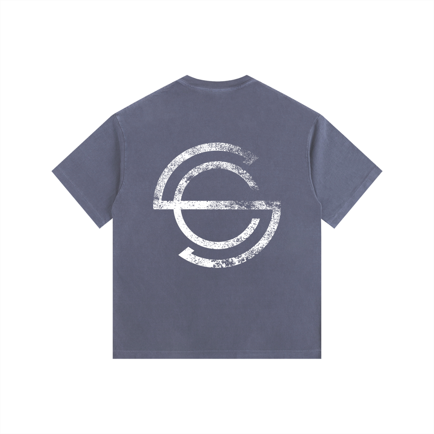Substate Crest Vintage Washed Oversized Cotton T-Shirt