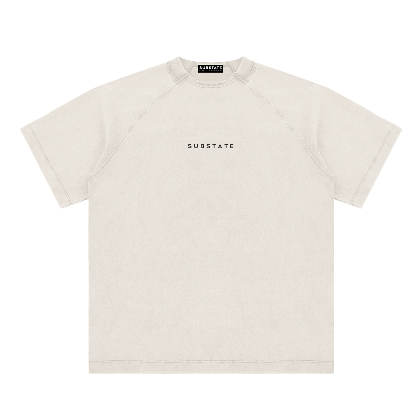 Clean Vintage Washed Raglan Regular Fit Cotton T-Shirt