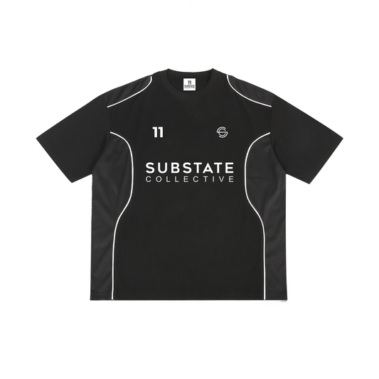 11 Contrast Piped Panel T-Shirt