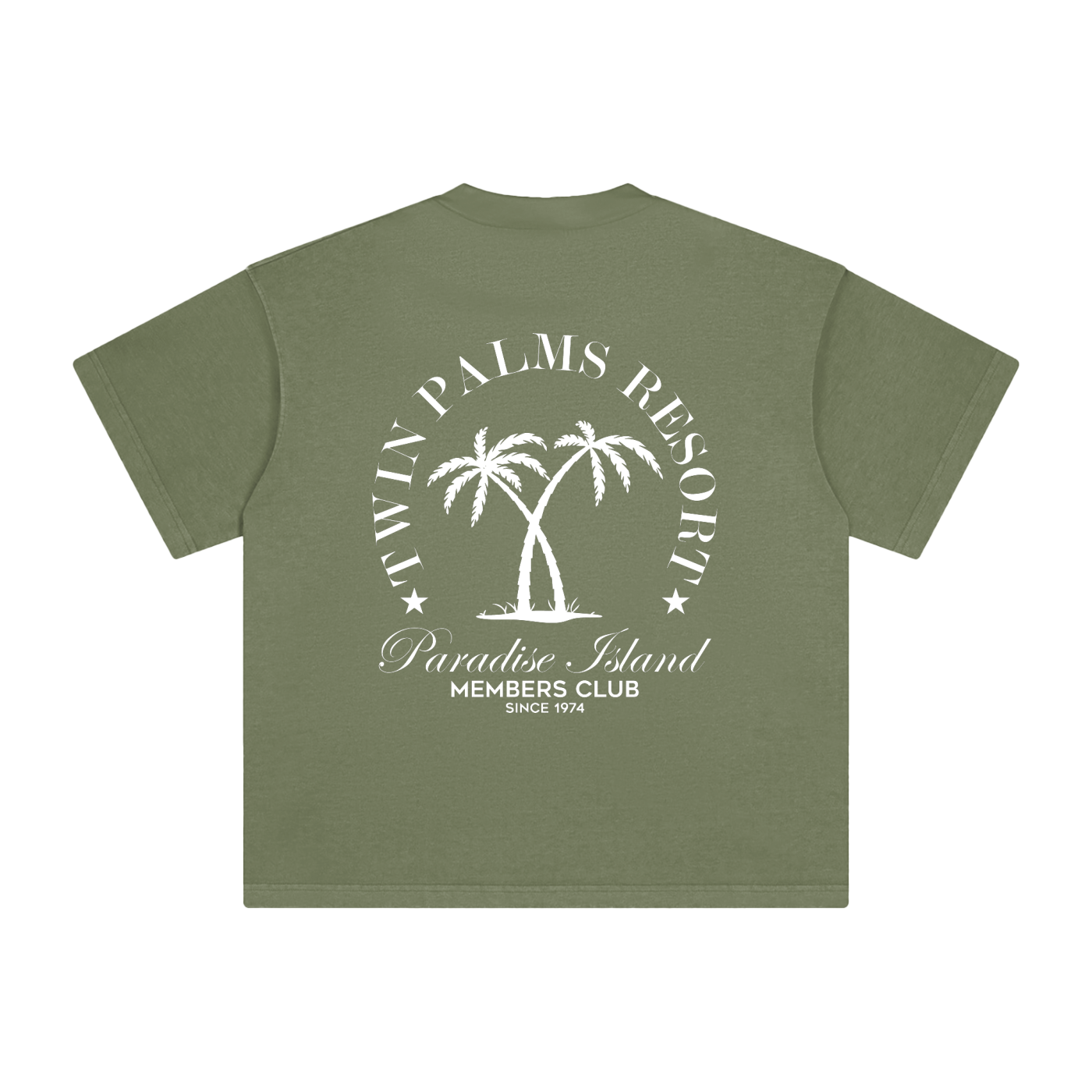 Substate 'Twin Palms Resort' Heavyweight Vintage Washed T-Shirt