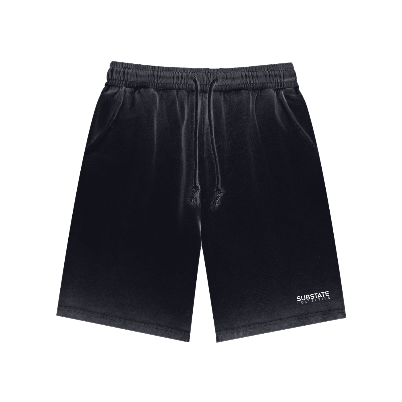 Substate Collective Vintage Sun-Faded Jogger Shorts.