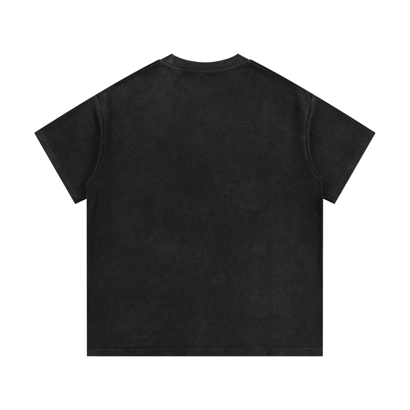 Mineral Wash Waffle Regular Fit Knit T-Shirt