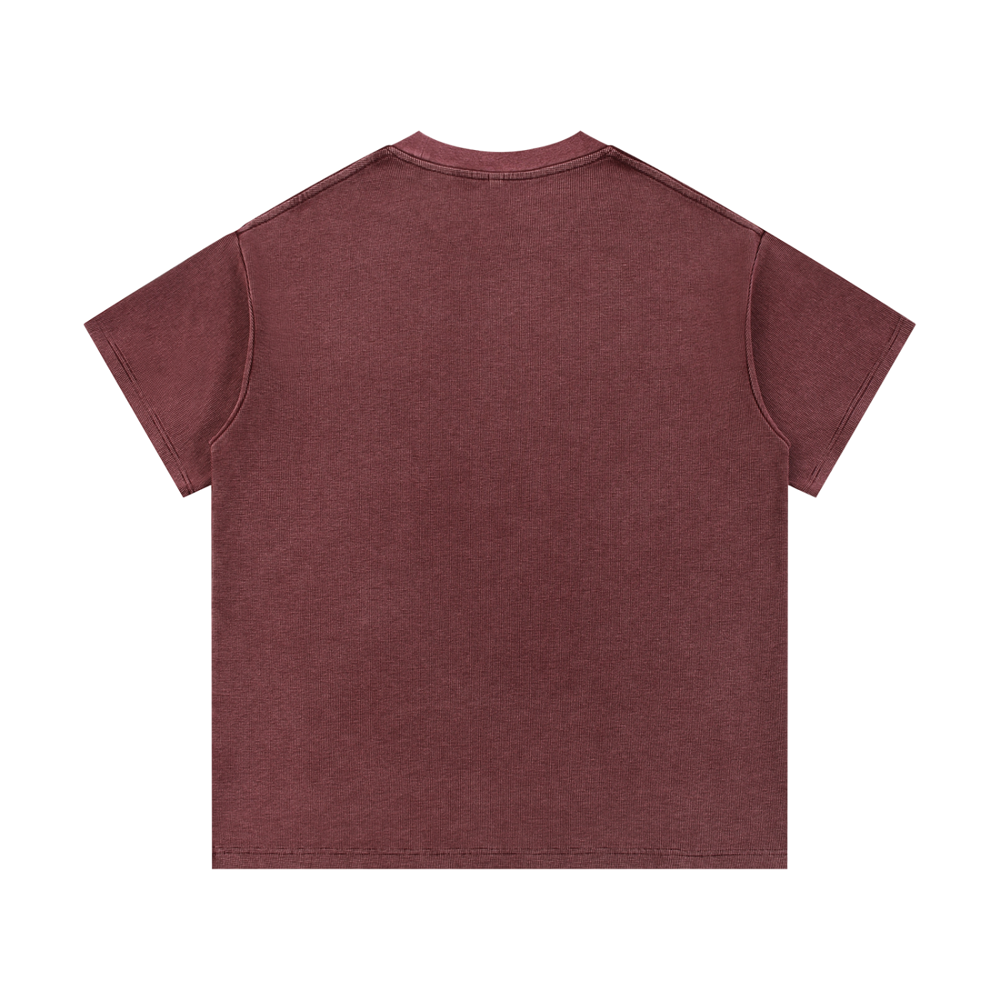 Mineral Wash Waffle Regular Fit Knit T-Shirt