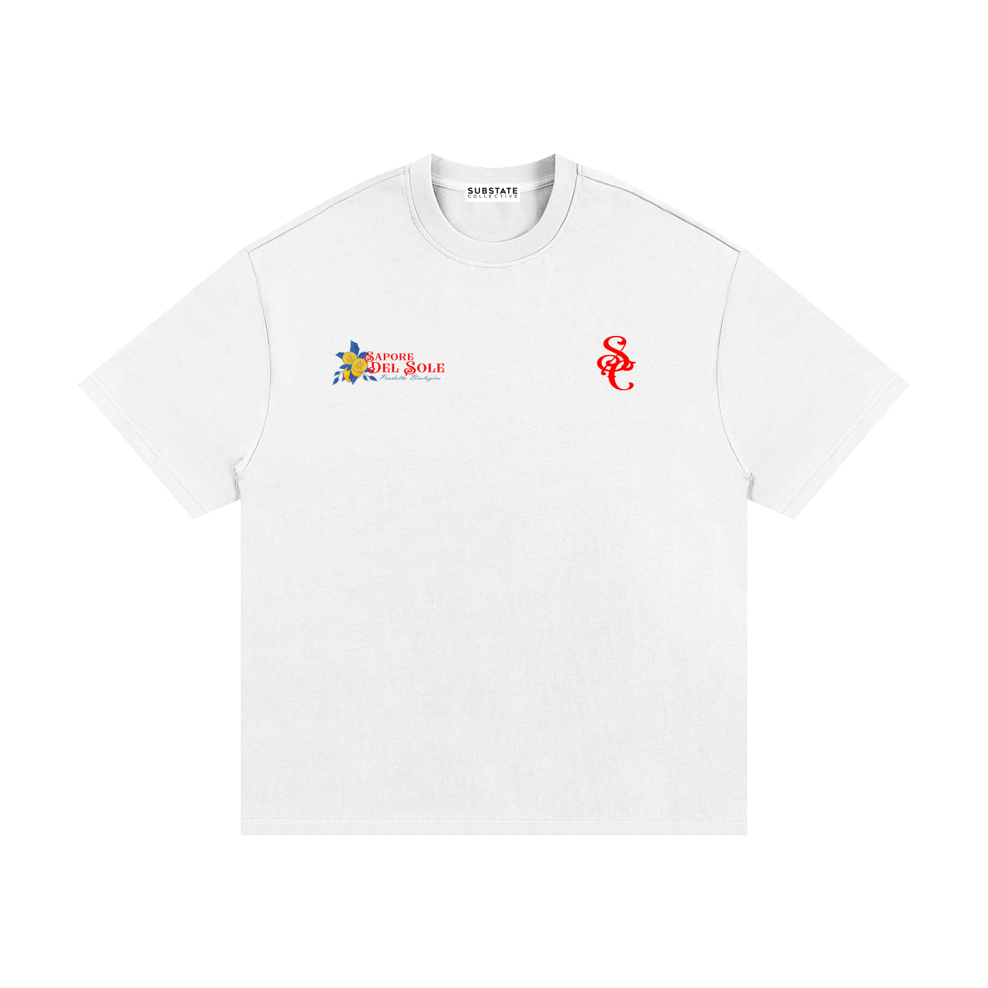 SUBSTATE 'Sapore Del Sole' Oversized Heavyweight Cotton  T-Shirt