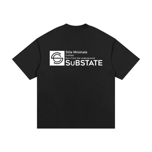 SUBSTATE "Stile Minimale" Heavyweight Cotton T-Shirt