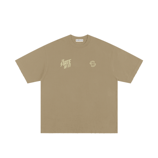 SUBSTATE "The State Of It" Heavyweight Hand-frayed T-Shirt