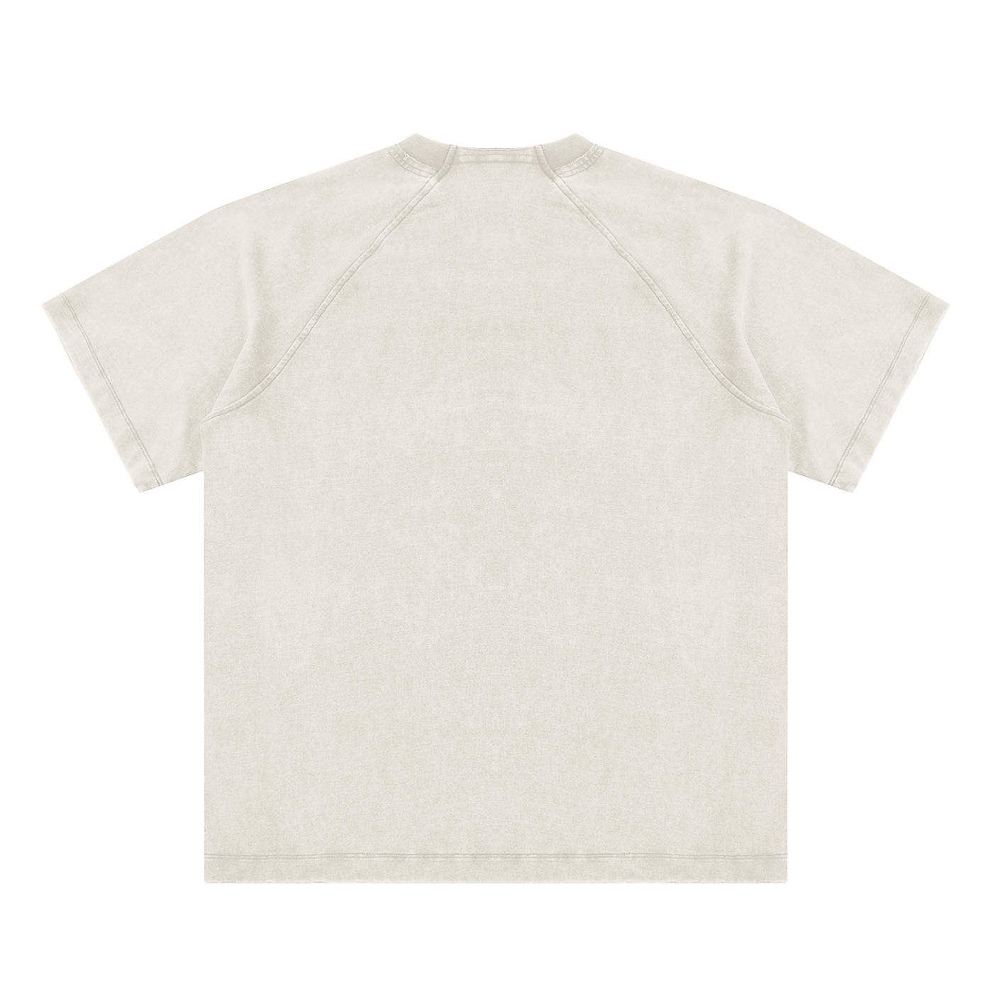Clean Vintage Washed Raglan Regular Fit Cotton T-Shirt
