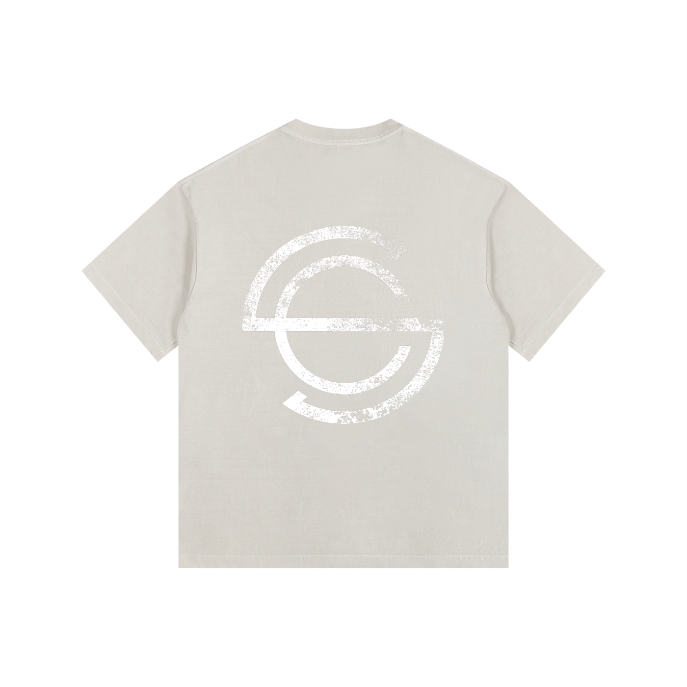 Substate Crest Vintage Washed Oversized Cotton T-Shirt