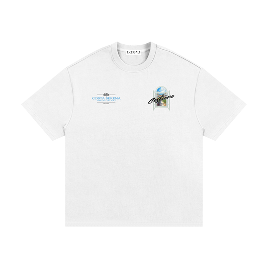 SUBSTATE 'Costa Serena' Oversized Heavyweight Cotton T-Shirt