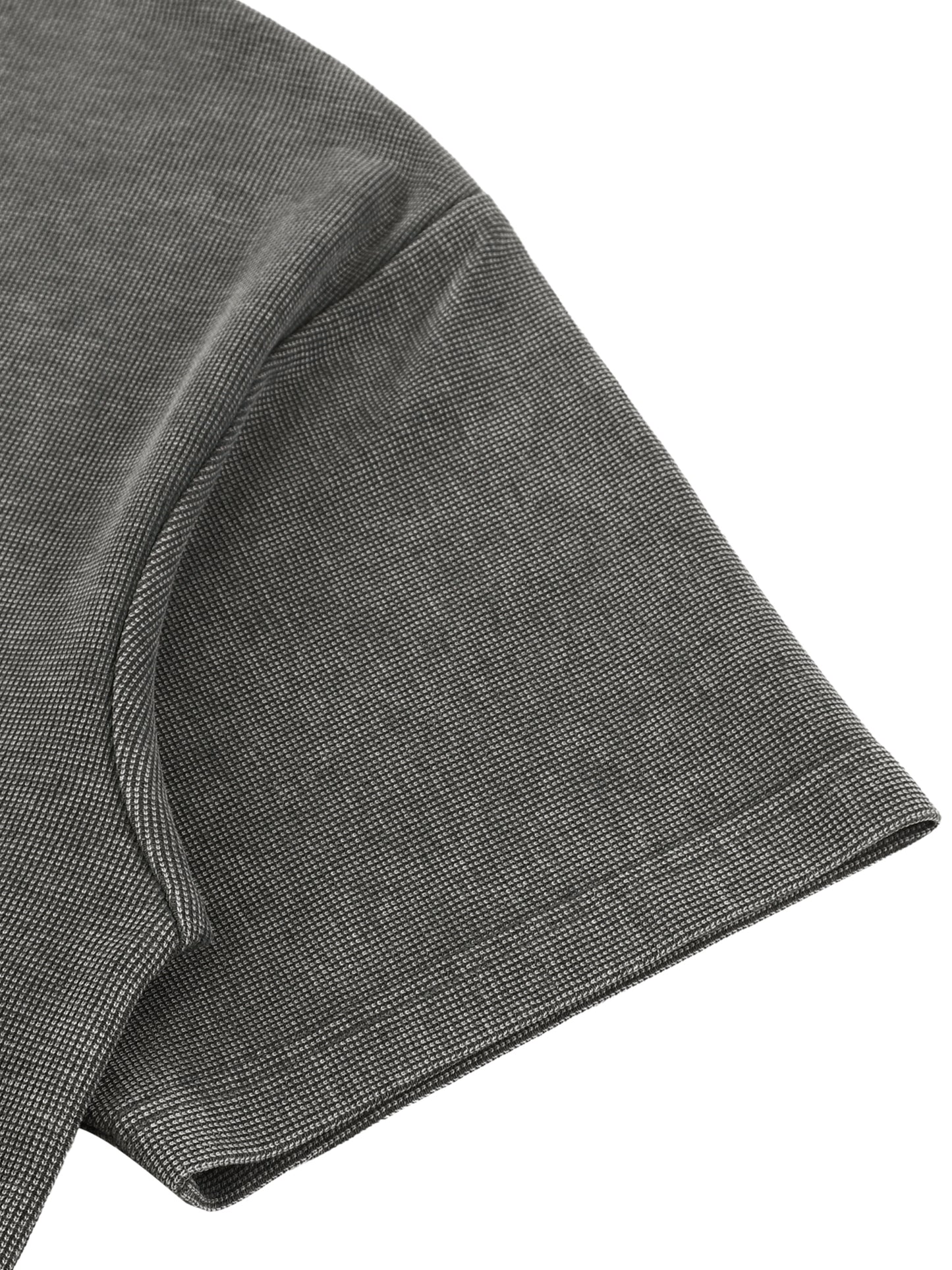 Mineral Wash Waffle Regular Fit Knit T-Shirt